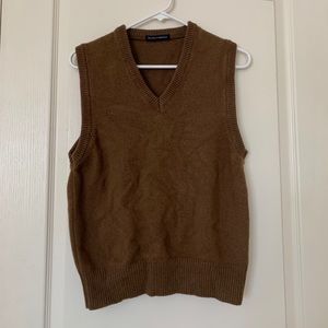 Brown Brandy Melville Sweater Vest